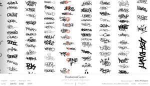 A study of graffiti typography, by Evan Roth